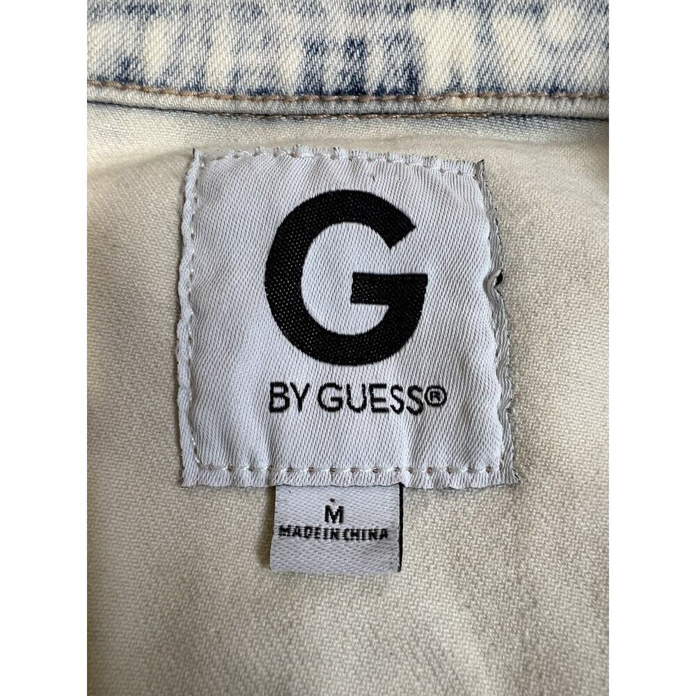 G by Guess Men's Indian Skull Headdress‎ Denim Jacket Medium - Picture 4 of 5